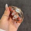 New women's watch, high-value women's wristwatch brand, gift for ladies, bracelet style, small and exquisite women's watch.