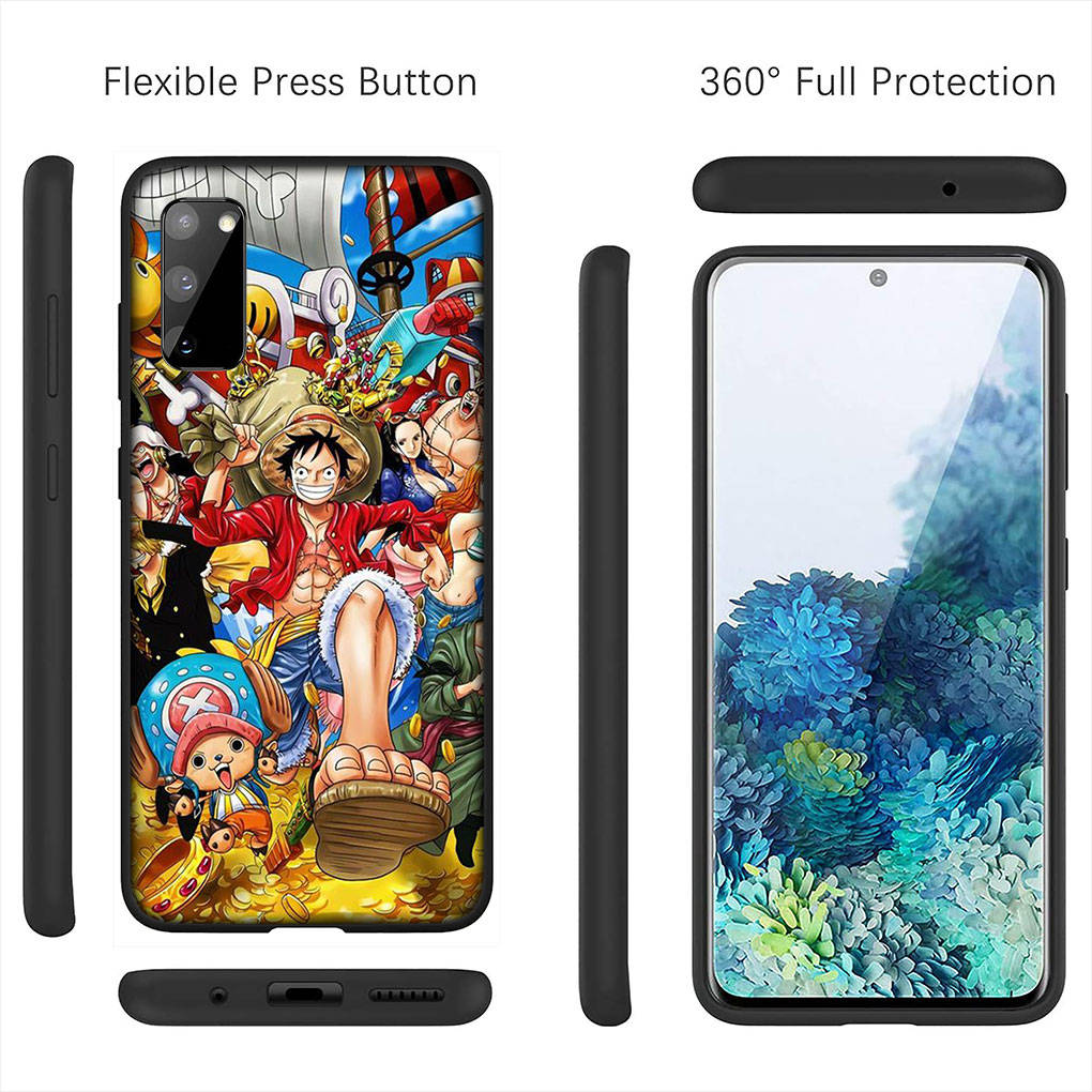 Чехол для iPhone 16 15 Xiaomi Redmi Note 14 13 12 11 Pro Max 16e Samsung Galaxy S25 S24 S23 Moto OPPO Huawei One Piece Luffy Trafalgar Law Чехол для телефона