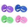2x Water Exercise Discs 6.3inch Dia Handheld Portable Supplies Lightweight Aerobic Equipment for Adults Men Women Pool Beginners