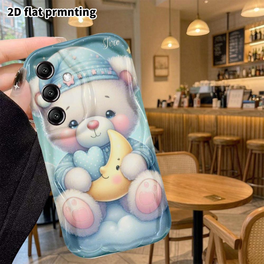 Phone case: 2D flat Samsung Galaxy A34 A35 S20 S22 S21 FE Plus Ultra protective case, good night sleep, Christmas Halloween gift