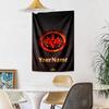 Eintracht Frankfurt Custom Your Name Wall Decor Tapestry Art For Pet Memorial Birthdaywedding Party Backdrop Family Gift