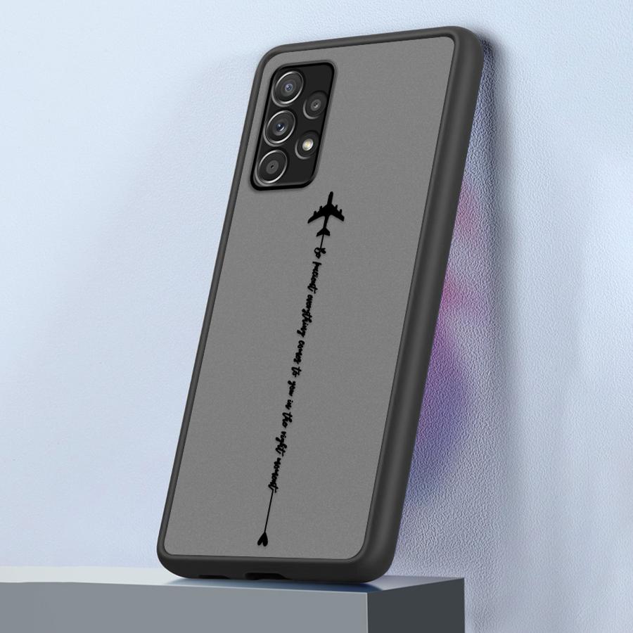 Авиалинии с чехлом в форме сердца для Samsung Galaxy A54 A17 A52 A35 A73 A33 A14 A23 A56 A55 A16 A15 A34 A36 A53 A52S A72 Телефон