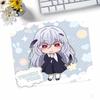 Игровой коврик для мыши Oshi No Ko Ai Hoshino, маленький, с заблокированным краем, для геймеров, коврик для компьютерного стола, прямоугольный, противоскользящий, резиновый