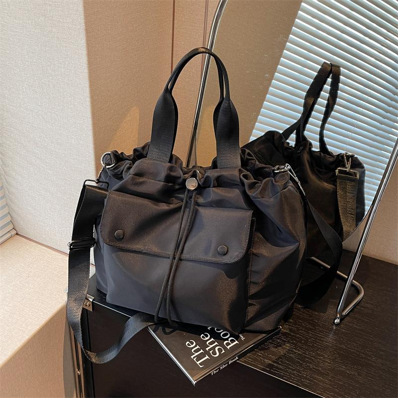 Повседневная сумка-тоут из Оксфорда для женщин, новая, большой вместимости, для поездок на работу, портативная, универсальная сумка-мессенджер, спортивная сумка