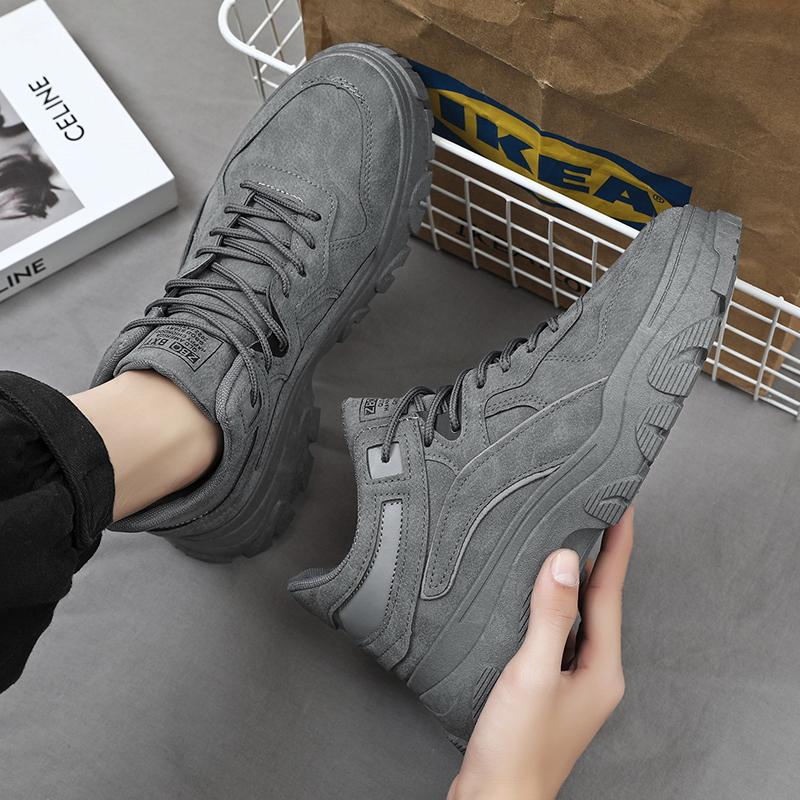 Fashion New Large Size Men Casual Sneakers Fashion Trend Men's Shoes Thick Soles Comfortable Sports Non-slip Wear-resistant Casual Shoes