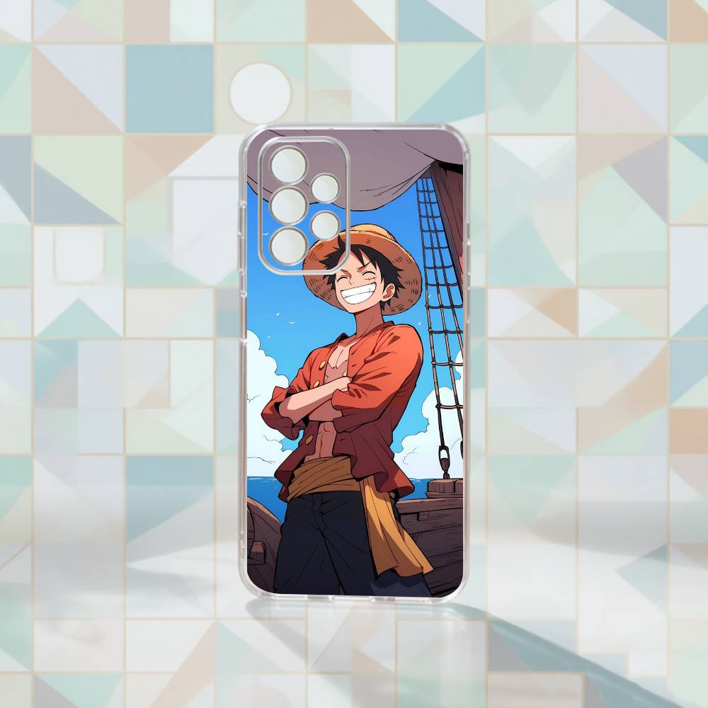 One Ace Pieces Luffy Zoro Phone Case For Samsung S25,S24,S21,S22,S23,S30,Ultra,S20,Plus,Fe Transparent Cover
