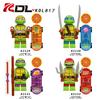KDL831 KDL817 Teenage Mutant Ninja Turtles Minifigure Building Block Toy Set