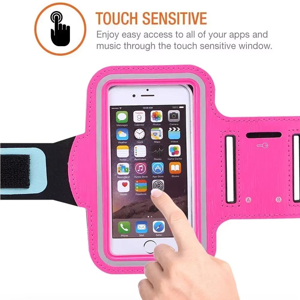 Sports Armband For iPhone 17 Pro Max 16 Pro 15 14 Plus 13 12 11 Samsung Phone Armband Smartphone Running Arm Bags 7 inch Outdoor 6