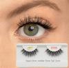 High Quality 3D Individual Wispy Clear Strip Faux Mink Lashes Cluster Look Light Eyelash Extensions Cruelty-Free