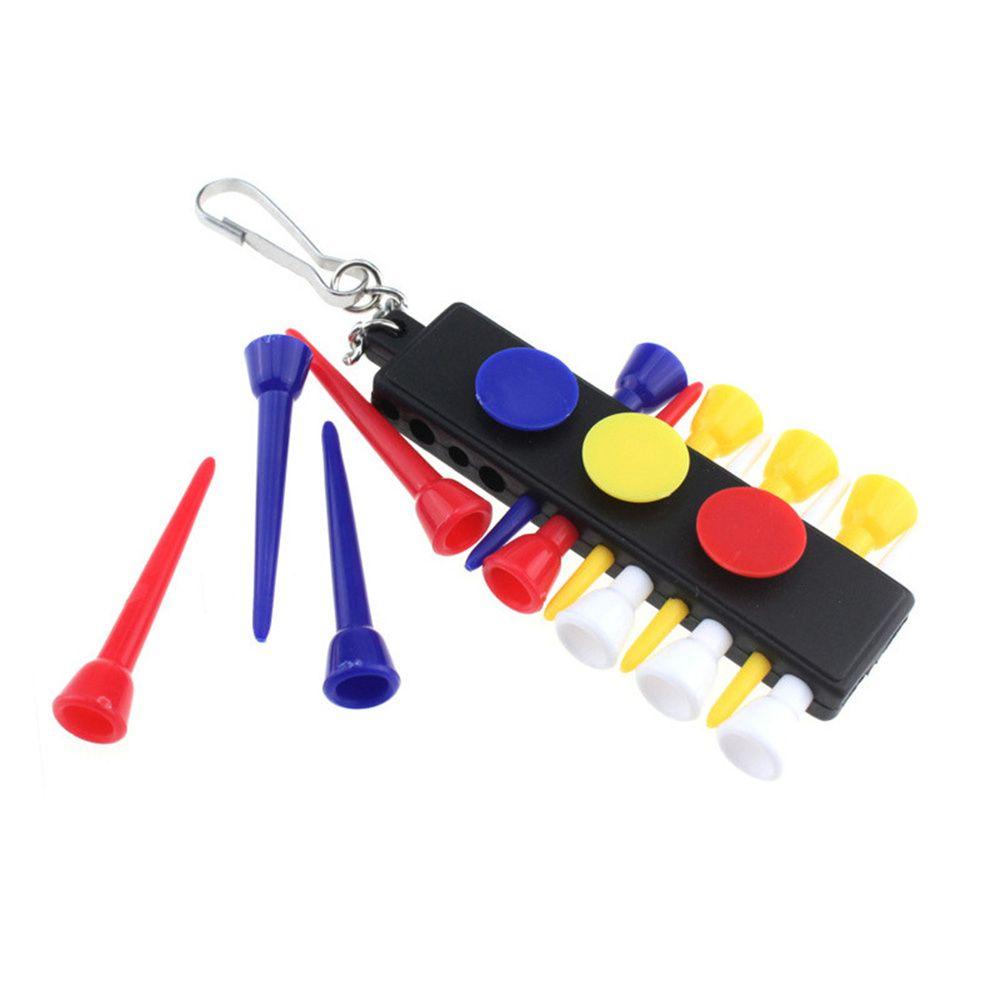 Golf Lovers 12 Golf Tees Black Golf Ball Markers Golf Tee Clip Golf Tee Holder Golf Tees Carrier