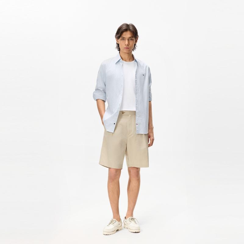 Tommy Hilfiger Casual Shorts Men's Light Khaki RBT MW0MW40737