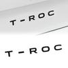 Авто-Стайлинг 3D ABS Пластик TROC T-ROC Логотип Боковое Крыло Автомобиля Задний Багажник Шильдик Значок Наклейка Декорация Авто Аксессуары