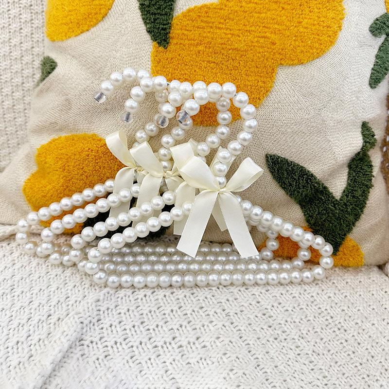 5 шт. стильная вешалка для одежды для домашних животных с искусственным жемчугом 20/25/30 см маленькая вешалка для одежды с жемчугом