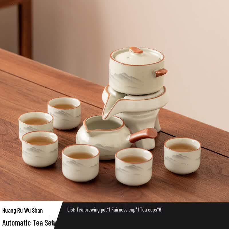 Ru Kiln Automatic Ceramic Tea Set