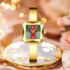 YaLaLuSi Fashionable Women’s Water-Resistant Quartz Watch: Elegant Square-Face Design Bracelet-Style Watch Gift Reloj Mujer
