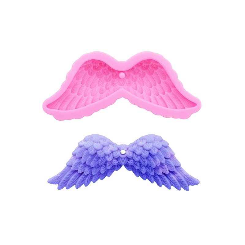 Качающийся Троянский конь Крылья ангела Гипс Ароматерапия Украшение автомобиля Подвеска Силиконовая форма Ювелирные изделия Брелок Сумка Подвески Капельная форма