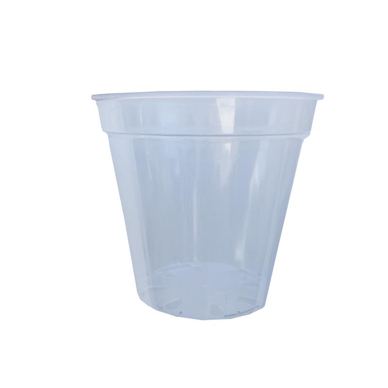 Clear Plastic Orchid Pot: Sphagnum Moss, Square & Round Design for Phalaenopsis or Fish Tanks