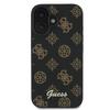Guess Guhmp16Mpgpysk Iphone 16 Plus 6.7 Czarny/Black Hardcase Pu Peony Script Magsafe