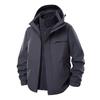 Men Women Waterproof Windproof Hooded 3-in-1 Outdoor Jacket With Removable Fleece Liner Hiking Camping Travel
