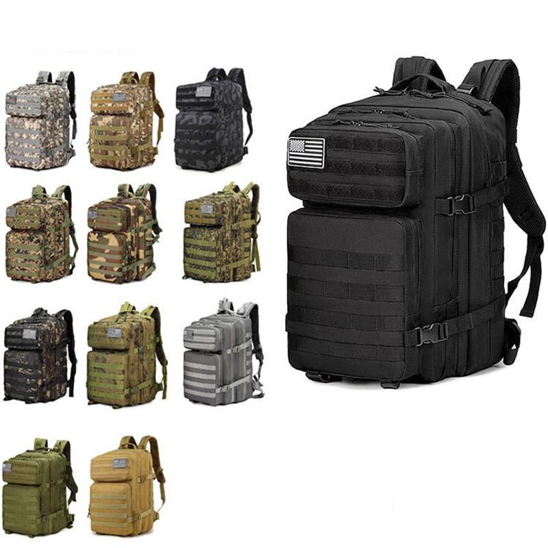 Large Capacity Tactical Backpack Sports Camouflage Backpack Camping Hiking Outdoor Bag