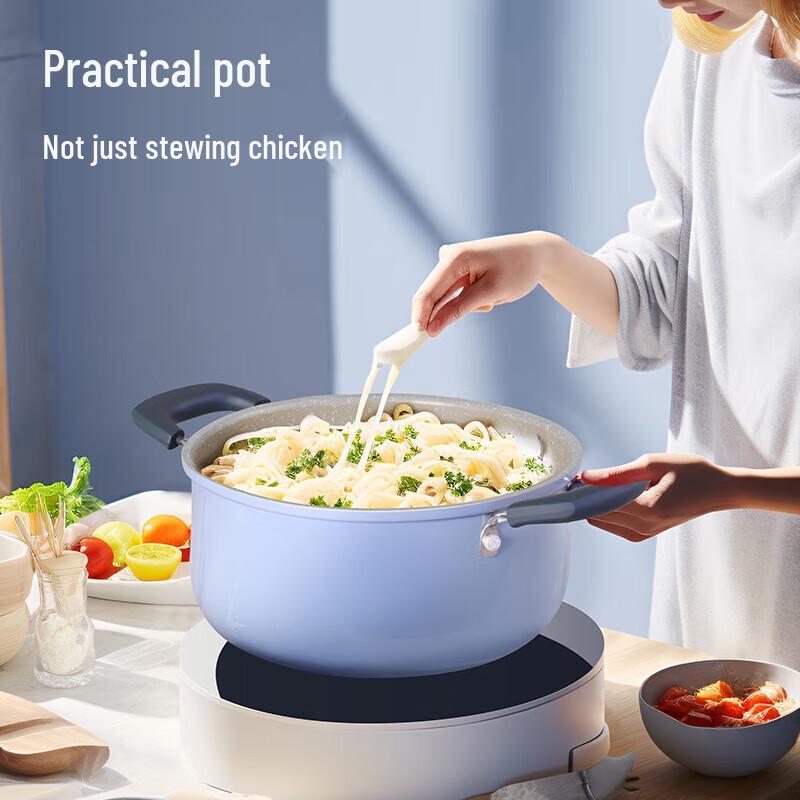 COOKER KING Суповая кастрюля с антипригарным покрытием из маifanского камня