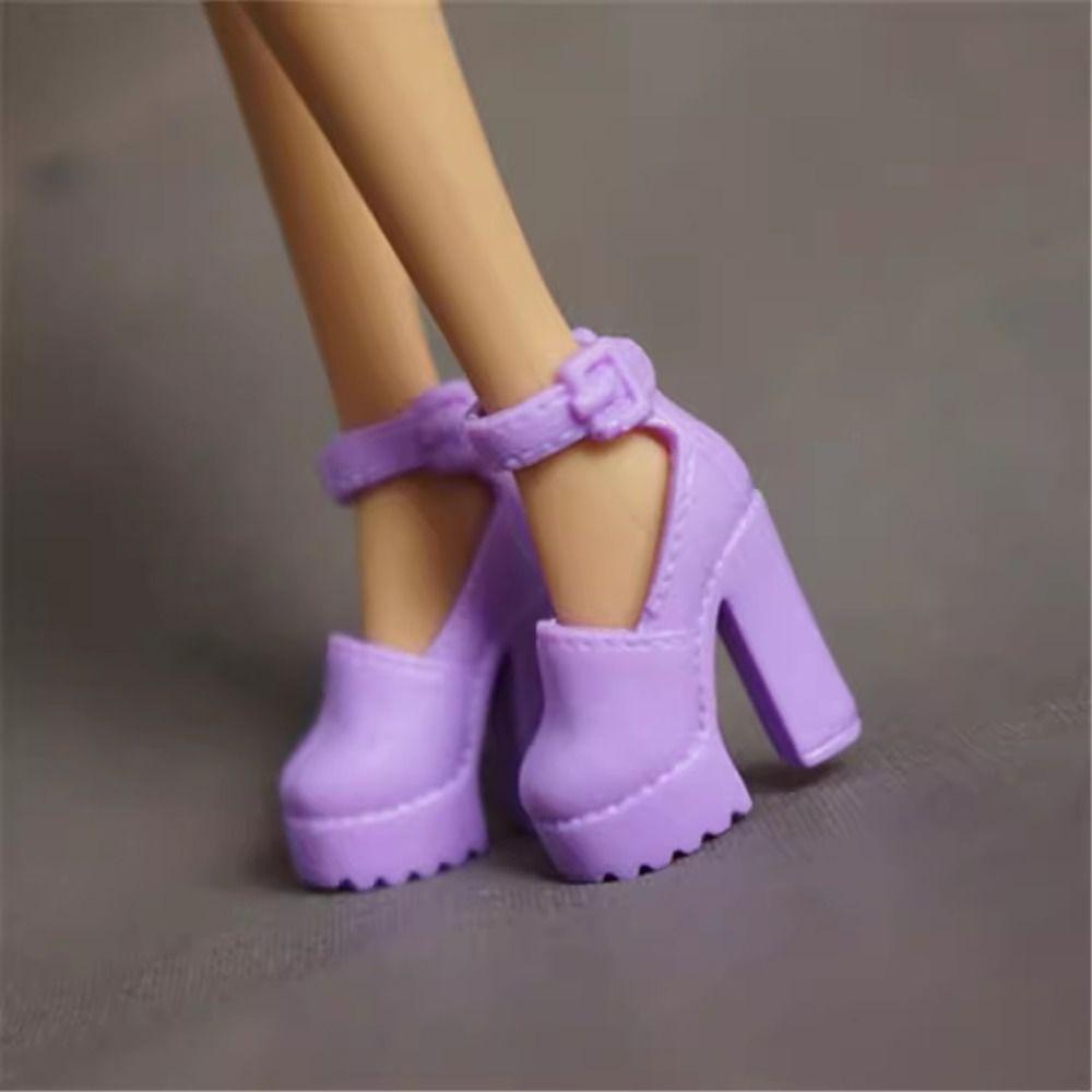 Original High Heels Shoes Quality Super Model Boots High Quality 1/6 Doll Shoes Doll Accessories