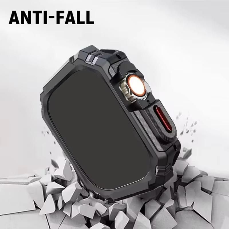 Чехол 2 в 1 из ТПУ для Apple Watch 41 мм 45 мм 40 мм 44 мм 49 мм Полый Ударопрочный Бампер Защитная Крышка для iWatch Ultra 9 8 7 6 5 SE