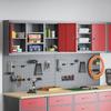 Tool Cabinet Set 6 pcs Red Powder Coated Steel