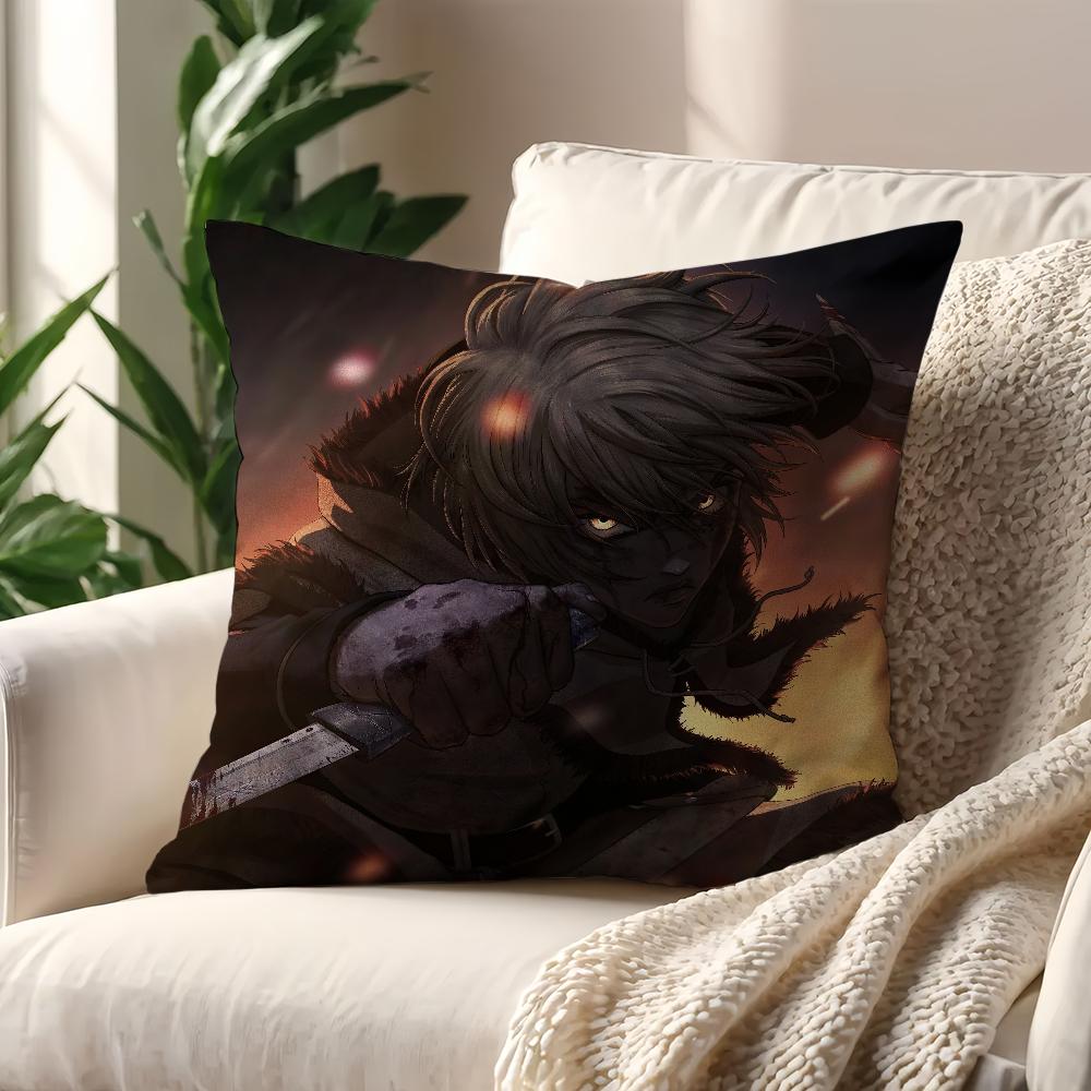 Cartoon VVinland SSaga cushion cover For Pillow Printing Sofa Decoration Home Car Room Coffee Shop Office Nordic Simplicity