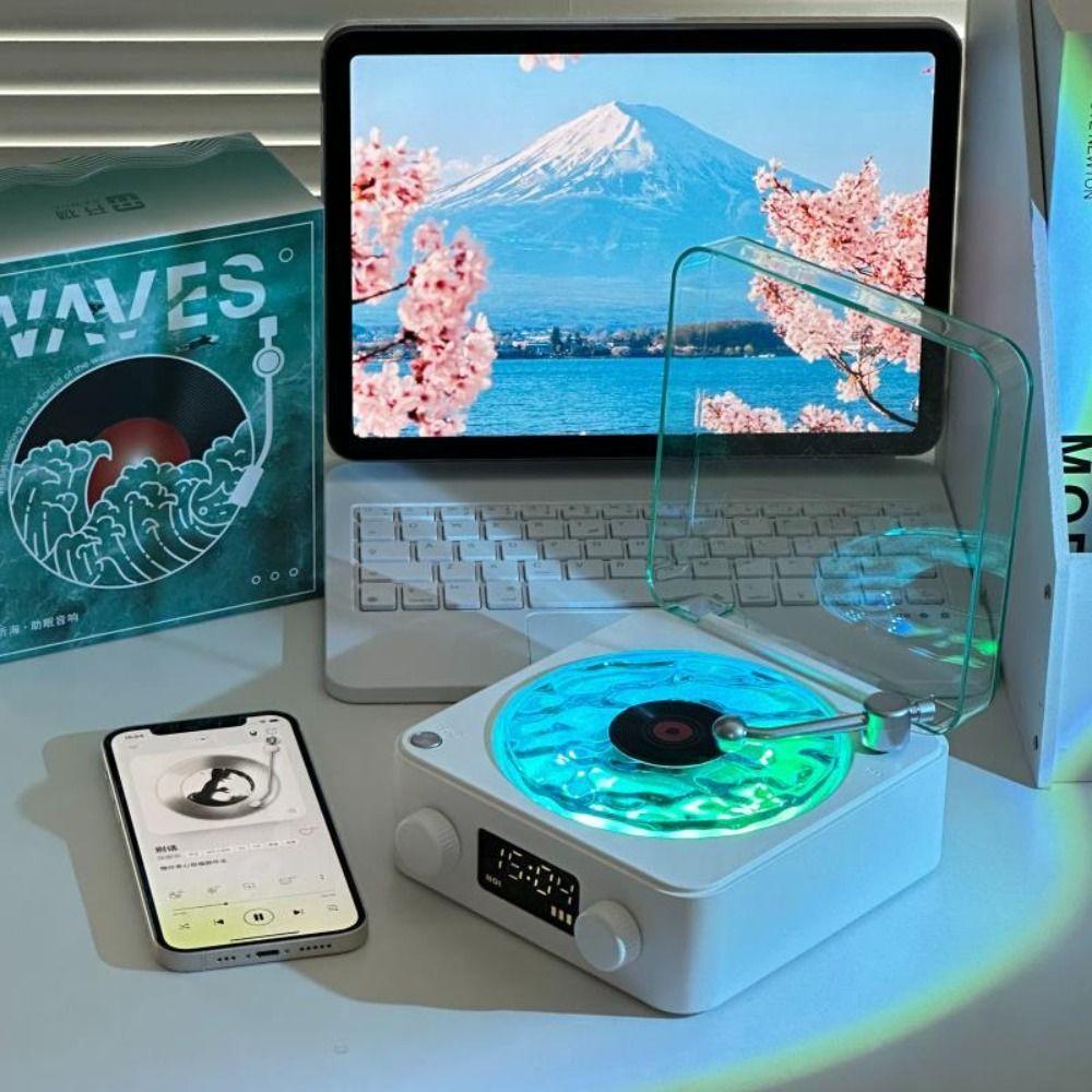 KW03 Retro Bluetooth Speaker Bluetooth 5.0 White Noise Sleep Speaker Portable Small Speaker