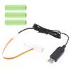 USB-адаптер питания-элиминатор 4x1.5V LR6 для светодиодных лент, игрушек, часов, пультов ДУ
