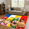 3D Mario Game Cartoon Christmas Gift Living Room Non-Slip Area Rug Carpet For Bedroom Playroom Sofa,Home Decor Doormat