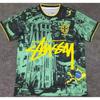 Stussy Signature Soccer Jersey Retro Brazil Argentina Portugal Football Training Shirt Men Women Short Sleeve