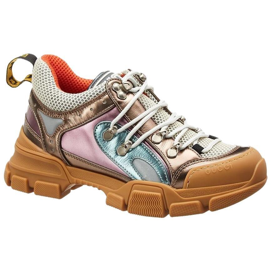 Gucci Женские Flashtrek 'Multi-Color Metallic' Женские 543283 DOR50 8267