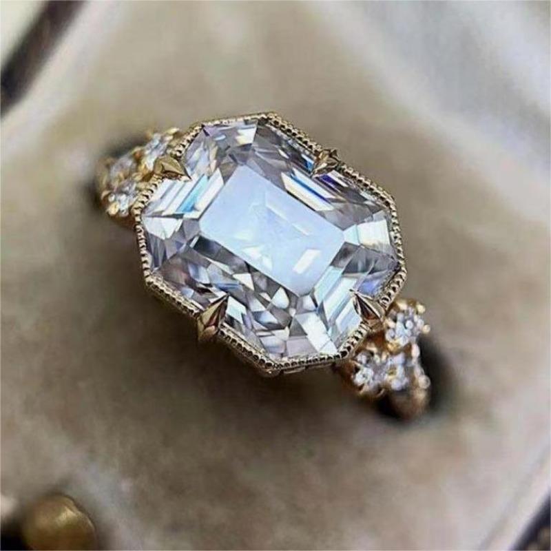 Интернет Знаменитости Бриллиантовое Женское Кольцо, Обручальное Кольцо Подарочные Аксессуары Для Праздничных Мероприятий