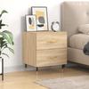 VidaXL Bedside Table Sonoma Oak 40x35x47.5 Cm Engineered Wood 827266