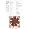 Noctua NF-A4x10 PWM 3pin/4pin 12V/5V Корпусный вентилятор 40x40x10мм Тонкий вентилятор PWM Интеллектуальное управление температурой Ультрамалый вентилятор