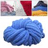 Chunky Chenille Yarn Thick Yarn Jumbo Gauge 7 Plush Yarn Acrylic Bulky Yarn for Bed Hand Knitting Crochet Throw Cushion