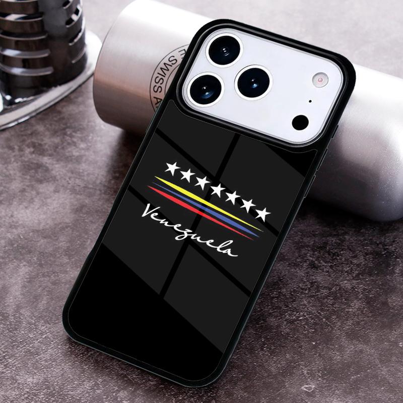 Venezuela Flag Phone Case For iPhone 17,16e,15,14,13,12,11,Mini,Pro,MAX soft Silicone Cover