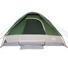 Dome Camping Tent for 4 Persons Green Waterproof