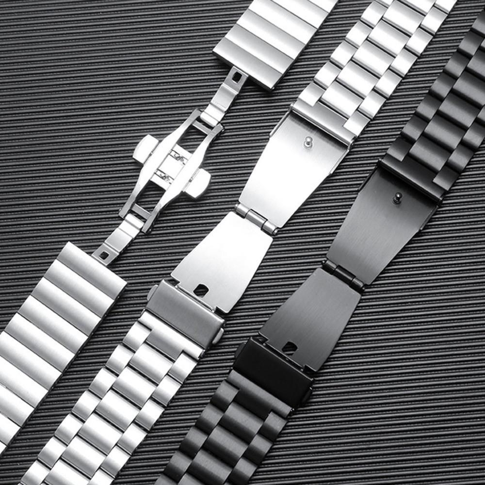 Ремешок для часов для Samsung Galaxy Watch 46 мм/Huawei Watch GT2/Amazfit GTR 47 мм спортивный стальной браслет браслет для 22 мм 20 мм ремешок