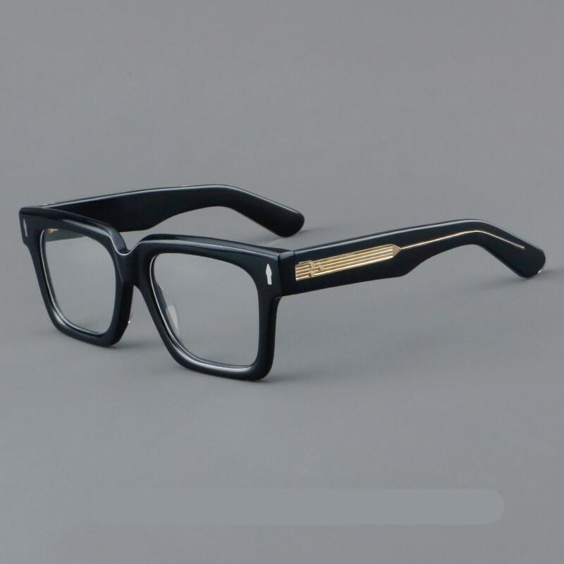 Top Quality Men Retro Square Glasses Frame Designer Acetate Optical Eyewear Reading Presbyopia Eyeglasses
