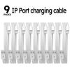 9 шт. 6 футов USB-кабель для быстрой зарядки для iPhone, кабель Lightning для iPhone, кабель для быстрой зарядки, совместимый с iPhone