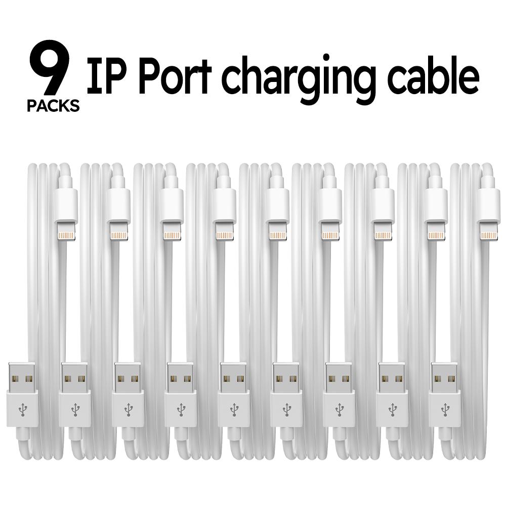9 шт. 6 футов USB-кабель для быстрой зарядки для iPhone, кабель Lightning для iPhone, кабель для быстрой зарядки, совместимый с iPhone