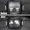Carbon Fiber Reading Light Cover Trim for Dodge Challenger 2010+ Car Interior Decoration Cover Carbon Fiber Accessories