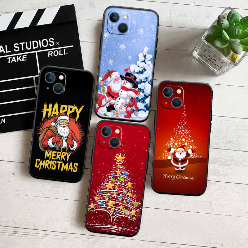 RT16 Merry Christmas Deer Gift New Shell Phone Case for Xiaomi Poco F5 F6 C40 C65 C55 C50 C51 M7 X7 C75 M6 C71 F7 C85 F8 Pro Ultra