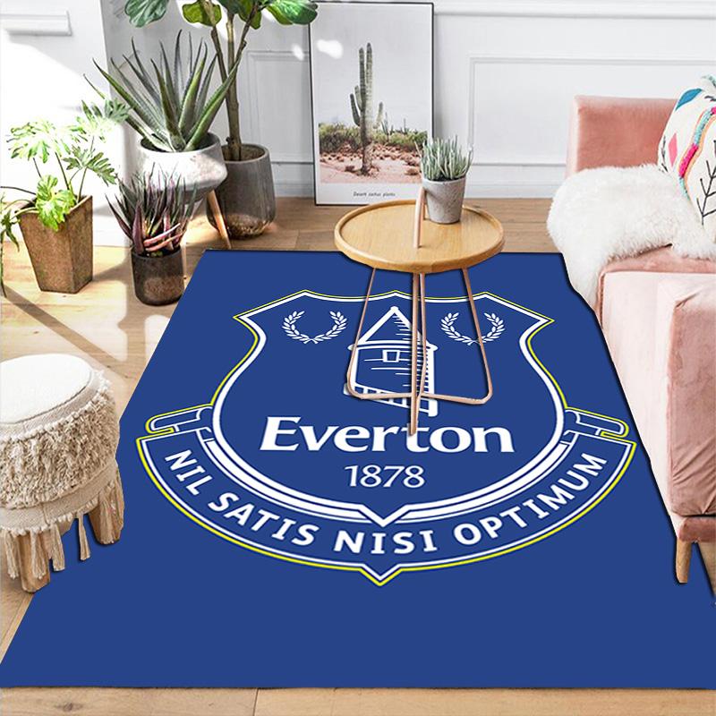 Everton Pattern Rug Floor Mat for Living Room or Bedroom Soft and Comfortable Carpet a Gift for Birthday and Holiday.