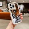 Ae99 Tigers Lion Love Design Art Protective Phone Cases for Samsung S24 Plus S23 Ultra A14 A55 A06 Honor X9b Motorola OnePlus Big Wave TPU Back Cover