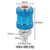 Air Flow Control Flow Control Manual Switch HSV-06 Slide Valve Flexible Connection Thread One-way Valve Sensitive Sliding