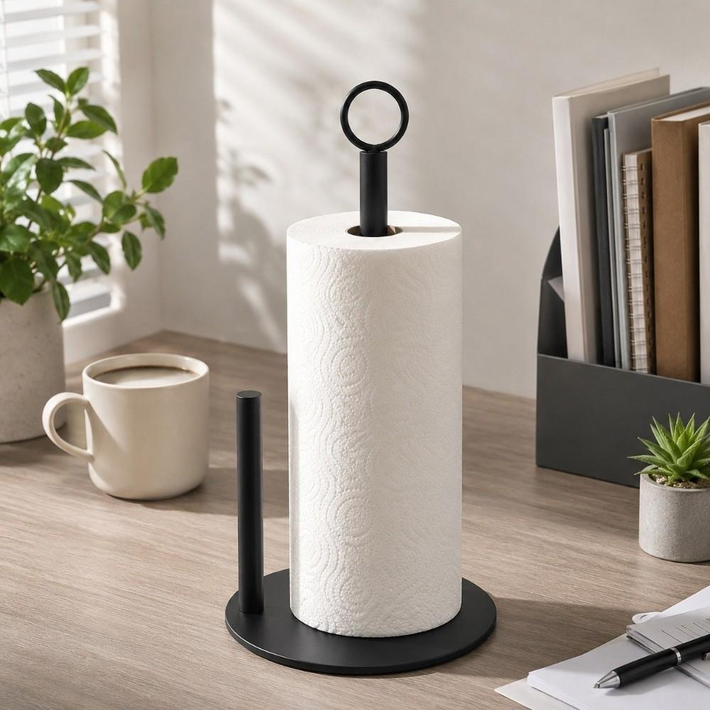 Freestanding Paper Towel Stand Stainless Steel Roll Paper Stand Paper Towel Rack Hotel